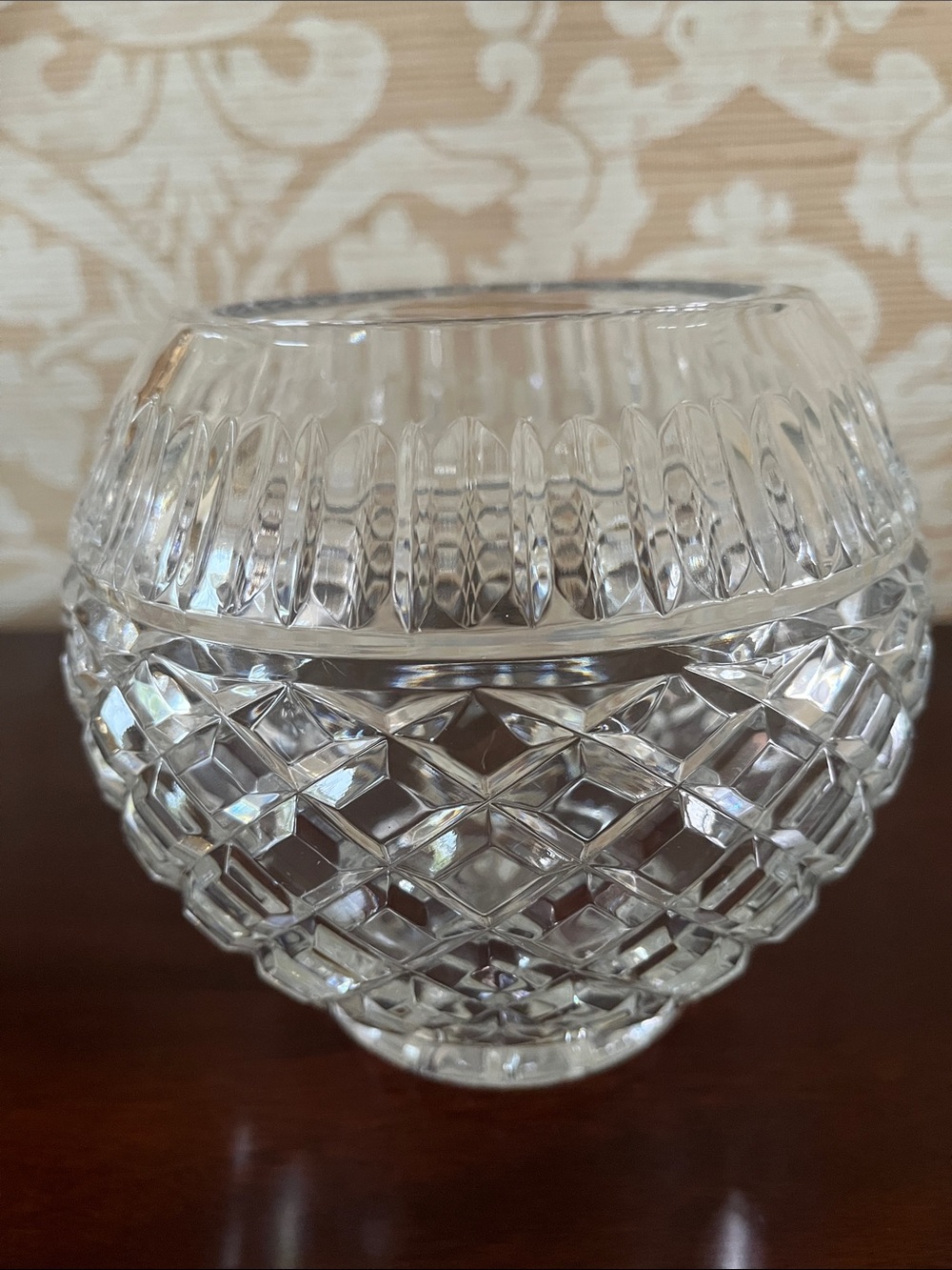 Crystal Rose bowl - Picture 8 of 8